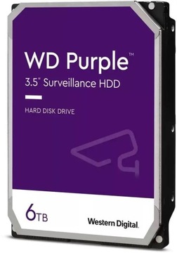 Dysk twardy Western Digital WD Purple 6 TB SATA 3,5 cala