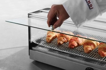 Нагревательная витрина для демонстрации горячих блюд 1 x GN1/1 400Вт - Hendi