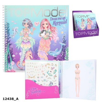 TOP MODEL DRESS ME UP MERMAID NAKLEJKI 12438