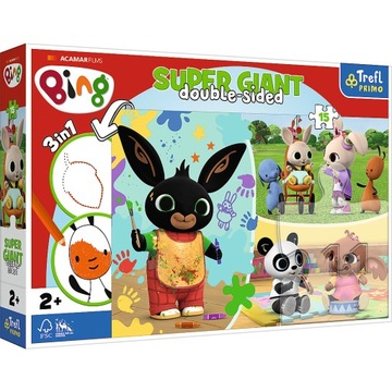 Puzzle Trefl Primo Puzzle Giant 15 elementów PUZZLE GIANT 3W1