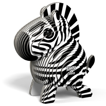 UKŁADANKA ZABAWA SENOSRYCZNA ZEBRA PUZLLE 3D EKO