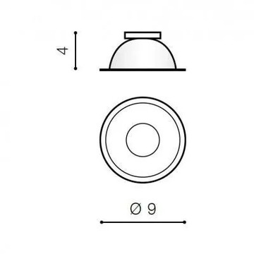 Декоративная вставка белая AZzardo Remo R белая AZ0822 для семейств REMO и HUGO