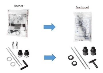 Комплект скрытого монтажа для унитазов и биде