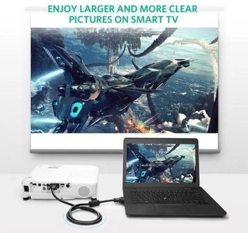 UGREEN STRONG CABLE VGA TO VGA ВИДЕОКАБЕЛЬ FULL HD ДЛЯ МОНИТОРА ПРОЕКТОРА 3M