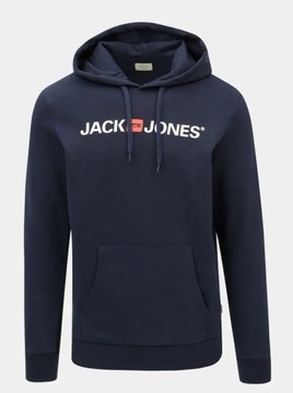 Jack&Jones Bluza Corp Old Logo 12137054 Granatowy Regular Fit