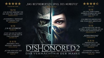 НОВАЯ УПАКОВКА DISHONORED 2 ДЛЯ XBOX ONE BOX ВЕРСИИ