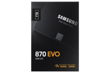 SSD-накопитель SAMSUNG 870 Evo емкостью 1 ТБ