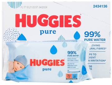 Влажные салфетки Huggies Pure Water 10 х 56 шт.