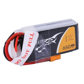 TATTU POWERFUL АККУМУЛЯТОР ЛИТИЙ-ПОЛИМЕРНЫЙ LIPO АККУМУЛЯТОР 650MAH 11.1V 75C 3S1P