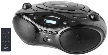 BOOMBOX JVC RADIOODTWARZACZ RADIO FM CD USB BLUETOOTH DAB+ 4W RDS + PILOT