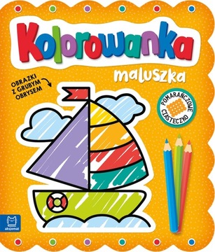 Obrazki z grubym obrysem. Pomarańczowe ciasteczko Agnieszka Bator