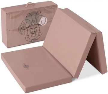 MATERAC PODRÓŻNY DO ŁÓŻECZKA DZIECIĘCE SKŁADANY MATERAC TORBA Minnie