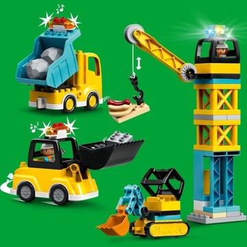 LEGO Duplo 10933 Башенный кран и строительство