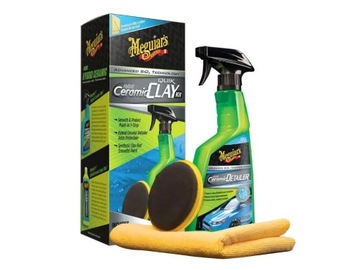 Набор для глины Meguiar's Hybrid Ceramic Quik Clay Kit