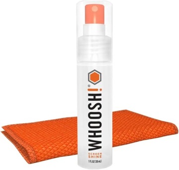 Whoosh Go - spray do czyszczenia ekranów 30ml + ściereczka z microfibry