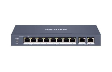 КОММУТАТОР POE DS-3E1310HP-EI 8-ПОРТОВЫЙ Hikvision