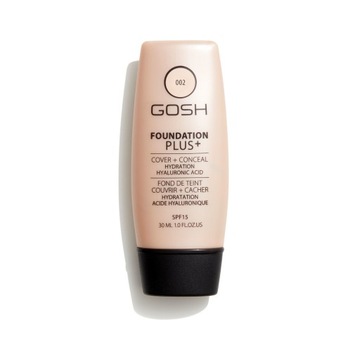 Gosh Foundation Plus+ покрывающий и корректирующий тональный крем