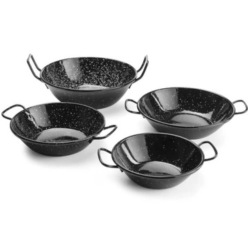 Испанская сковорода для паэльи 10 см HENDI Steel