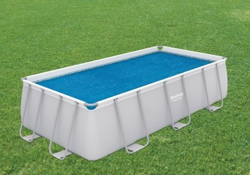 XXL СОЛНЕЧНАЯ ПЛЕНКА ДЛЯ САДОВОГО БАССЕЙНА КОВРИК BESTWAY TARP 4x2m