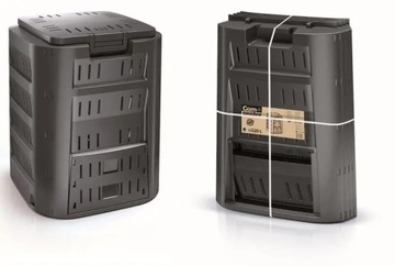 Kompostownik ogrodowy 220L na kompost czarny