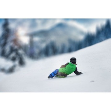 SkiDrifter Monster PLASTKON зеленый управляемый бобслей
