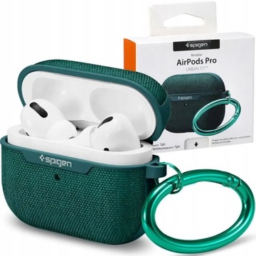 ЧЕХОЛ ДЛЯ AIRPODS PRO 1/2 SPIGEN CASE URBAN FIT GREEN - зеленый