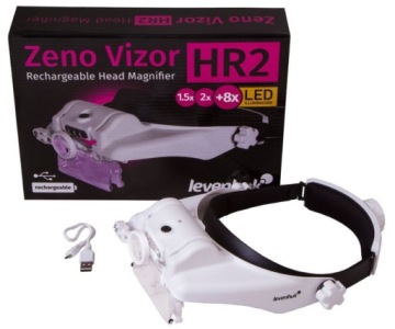 Наголовная лупа Levenhuk Zeno Vizor HR2
