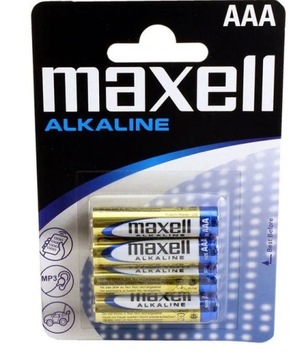 Щелочные батарейки LR03 AAA 1,5 В MAXELL 4шт x2
