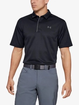 Under Armour Polo UA Tech 1290140 Czarny Loose Fit