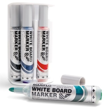 Сухие стираемые маркеры Pentel MWL5M-4N с поршнем