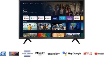 TCL 32S5200 32-дюймовый HD Ready LED-телевизор, черный