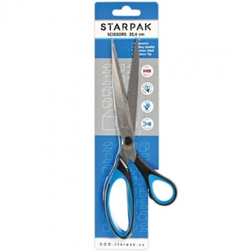 НОЖНИЦЫ 25,5 СМ С РЕЗИНОВОЙ РУЧКОЙ STARPAK 155248