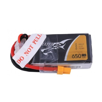 TATTU POWERFUL АККУМУЛЯТОР ЛИТИЙ-ПОЛИМЕРНЫЙ LIPO АККУМУЛЯТОР 650MAH 11.1V 75C 3S1P