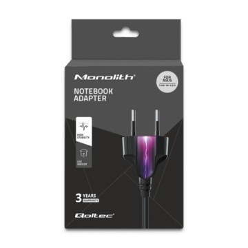 Блок питания для ноутбука Qoltec Asus 120Вт 19В 6.32А 5.5*2.5 + кабель питания