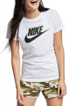 Koszulka damska Nike Tee Essential Icon Future biała BV6169 100 Koszulka da