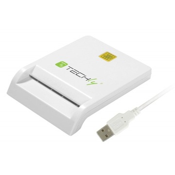 Кардридер Techly I-CARD CAM-USB2TY Smart Card USB 2.0 белый