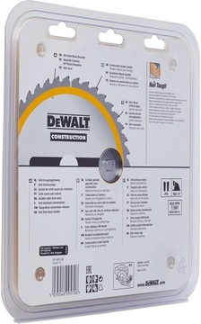 Пильное полотно по дереву DEWALT DT1953 216x30 мм 40 зубьев