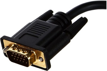 Переходник Amazon Basics HDMI-VGA с аудиоразъемом 3,5 мм.