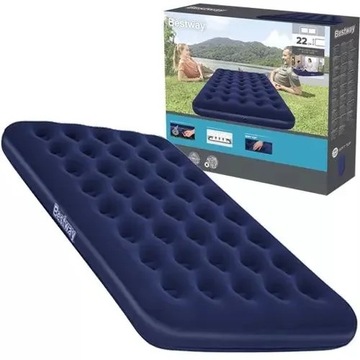 Materac Dmuchany Materac dwuosobowy podwójny 2 osobowy Bestway 191x137x22cm