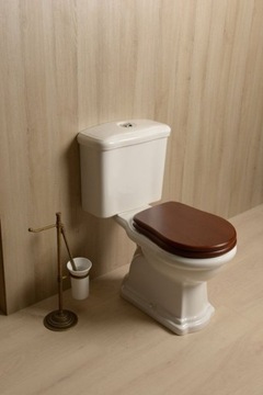 УНИТАЗ KERASAN RETRO COMPACT 72X38,5 CM БЕЛЫЙ 101301