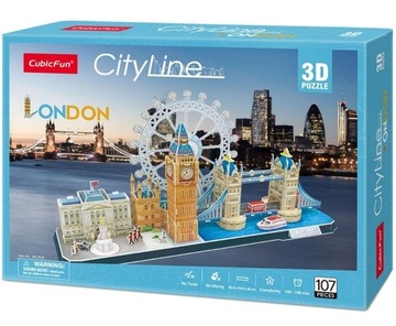 DANTE PUZZLE 3D LONDON CITY LINE 107EL