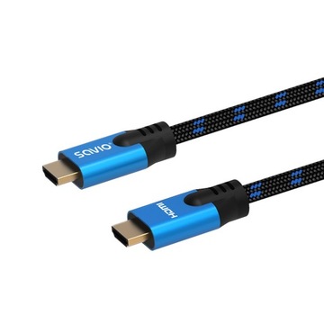 Кабель HDMI (М) v2.1, 3м, 8К, медный, синий