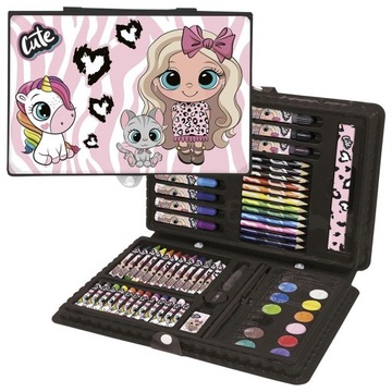 ХУДОЖЕСТВЕННЫЙ НАБОР мелки, фломастеры, ЧЕМОДАН ДРУГА