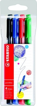 Подводки для подводки STABILO POINTMAXX, 4 цвета в футляре.