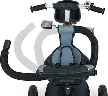 Трехколесный велосипед с ручкой Тележка 5в1 Movi Pink розовый Milly Mally