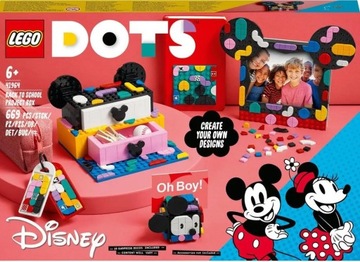 LEGO Dots 41964 Школьный набор Микки Мауса и Минни Маус, новые кубики