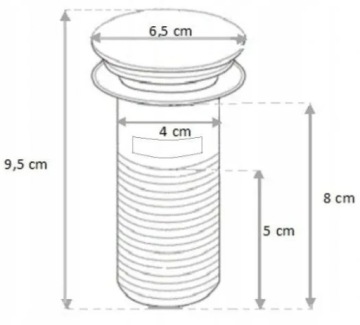 СИФОН ДЛЯ РАКОВИНЫ MEXEN ЗОЛОТО + ЗАГЛУШКА С ЩЕЛЧКОМ