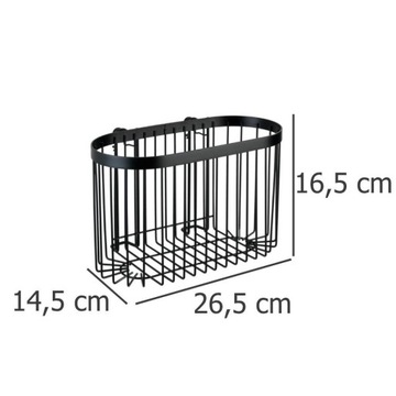Корзина для ванной Wенко с большой полкой Classic Plus