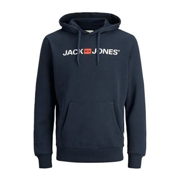 Jack&Jones Bluza Corp Old Logo 12137054 Granatowy Regular Fit