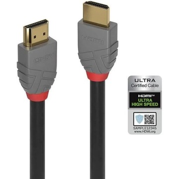 Кабель HDMI 2.1 премиум-класса 8K eARC длиной 2 м Lindy 36953